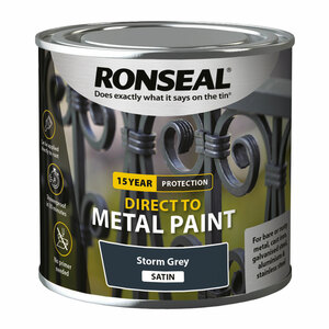 Ronseal Direct to Metal Paint Storm Grey Satin