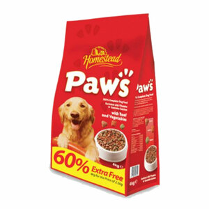 Paws Comp 2.5kg + 60% Extra Free