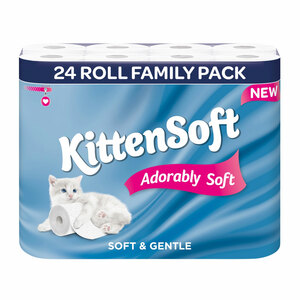 Kittensoft Toilet Roll 3Ply 24-Pack
