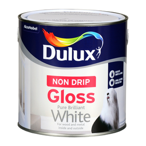 Dulux Non Drip Brilliant White Gloss 2.5L