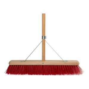 24in Stiff Synthetic Platform Broom with Stay