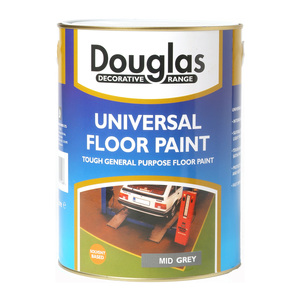 Douglas Universal Floor Paint in Mid-Grey 5L