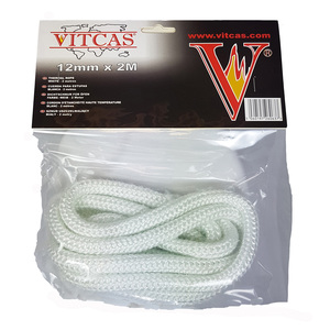 Vitcas White Stove Fire Rope 2m x12mm