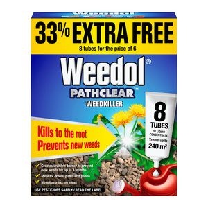 Weedol Pathclear Weedkiller Tubes - 6 Pack + 2 Free