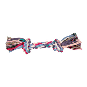 Trixie 2 Knot Colour Rope Toy 26cm Medium