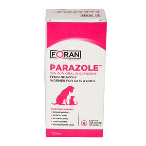 Parazole Wormer Dog & Cat 100ml