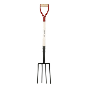 Darby Forged Steel Digging Fork With Steel & Wood D Grip