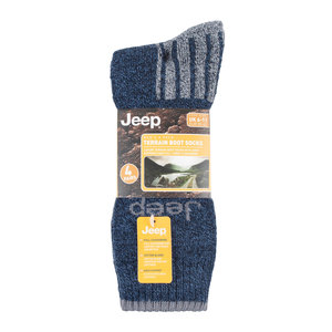 4 Pack Men's Jeep Terrain Boot Sock