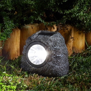 Solar Granite Rock Spotlight 3lm