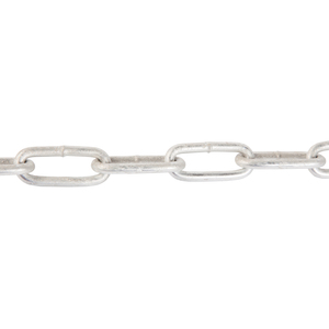 Long Link Galvanised Chain - 5mm