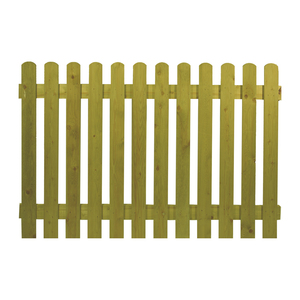 Woodford Round Top Picket Fence